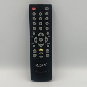 Apex Digital Remote‎ Control For TV Converter Box DT502 DT250 DT250A Black